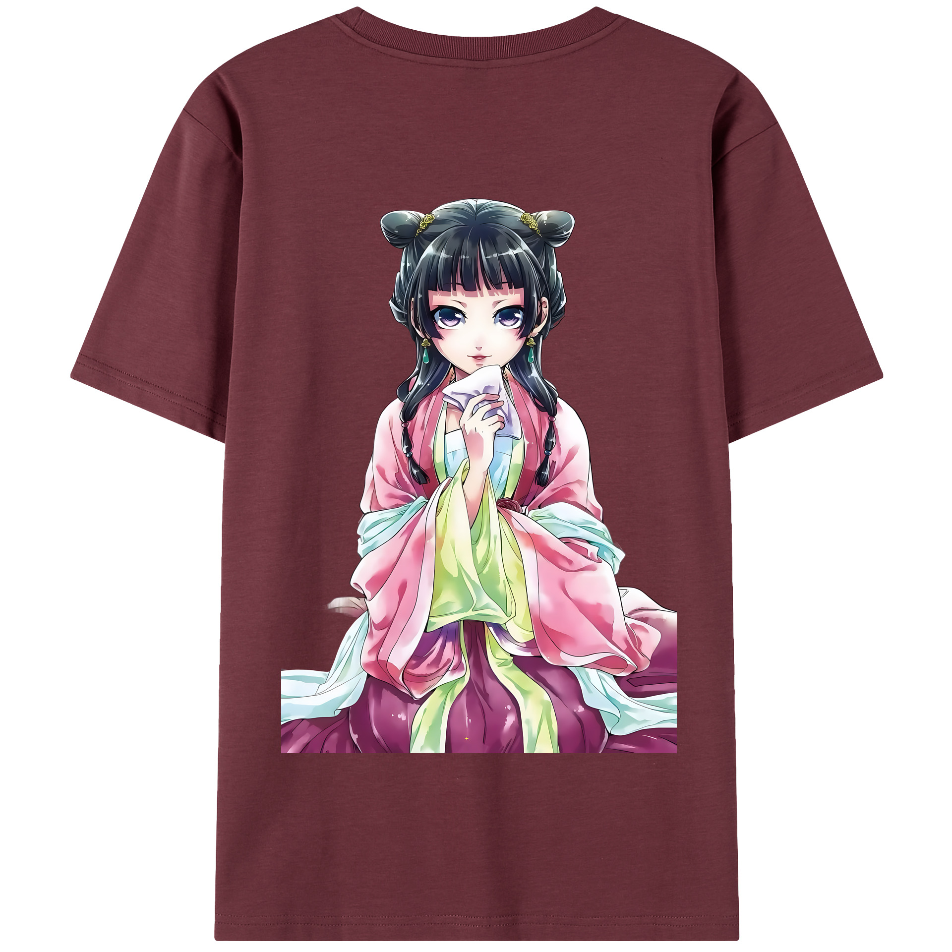 （画像用） 薬屋のひとりごと The Apothecary Diaries 綿100％半袖Tシャツ（背面プリント）